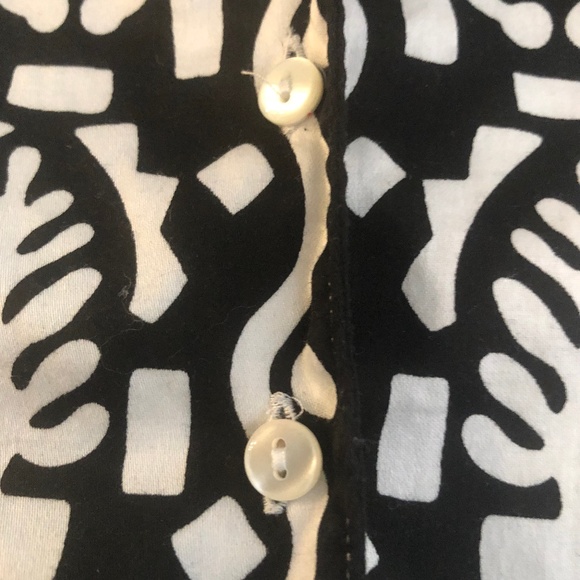 NARACAMICIE l Made in Italy Stunning Black & White Blouse - Picture 6 of 11